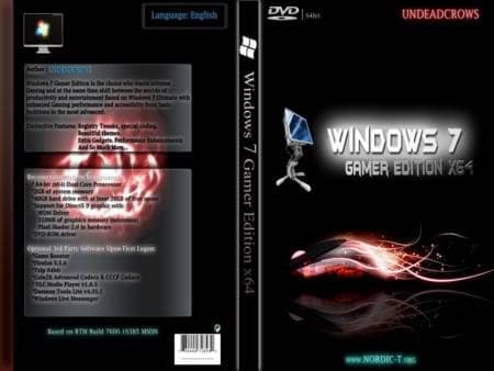 windows 7 ultimate gamer edition x64 iso